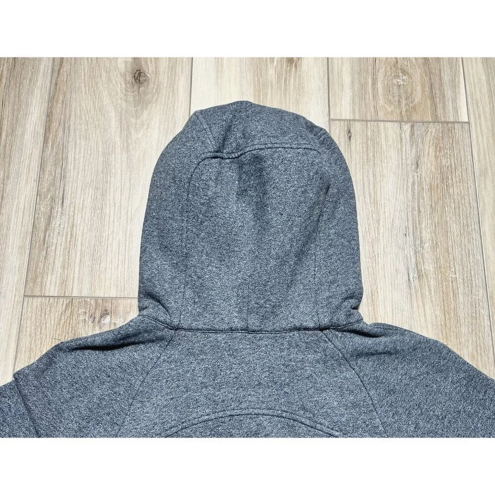 Lululemon Gray Full Zip Up Hoodie Scuba Jacket - Women Size 6 - Picture 11 of 16